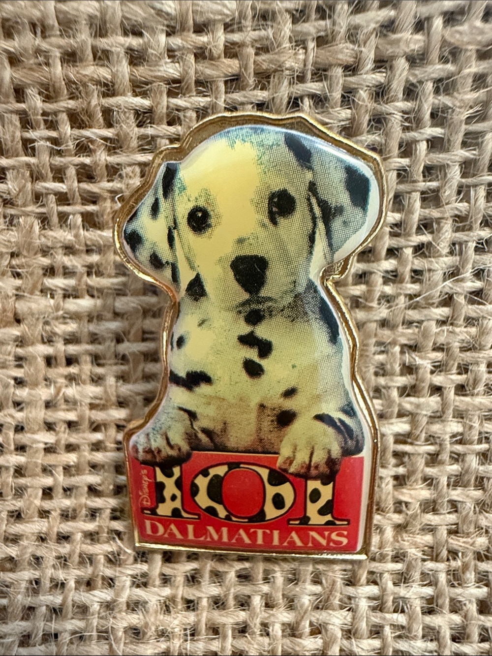 Disney Collectible Pin, 101 Dalmatians, Disney Taiwan, 1 1/2”x7/8”